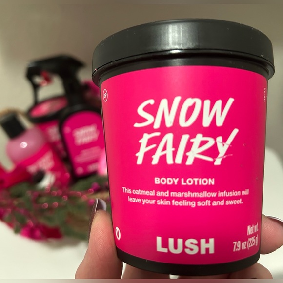 Price is Firm LUSH 🩷 Snow Fairy Body Lotion CONDITIONER 7.9oz BB 01.26,2026 - Picture 4 of 10